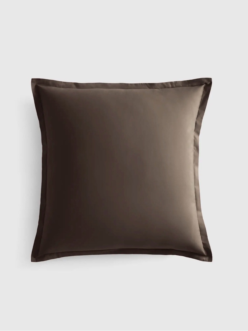 Quince Percale Euro Sham in Espresso